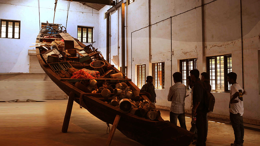 Muziris Biennale is an international contemporary art exhibition